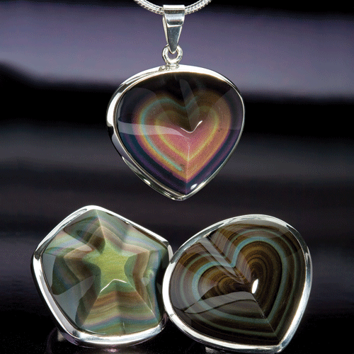 Made in Earth's latest rainbow obsidian jewellery