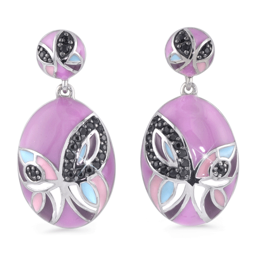 Miabelle enamel earrings