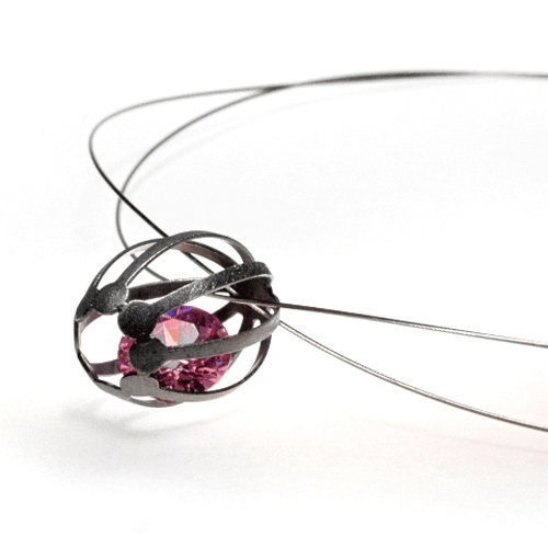 Ventum's new pink rose pendant