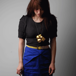 Danyka Van Buuren, runner up in the jewellery design category