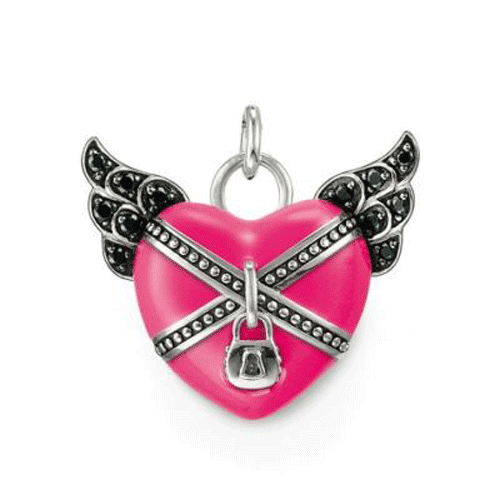 Thomas Sabo's new pink enamel pendant