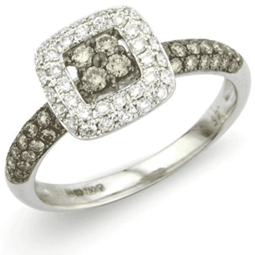 Mark Milton's new brown & black diamond ring